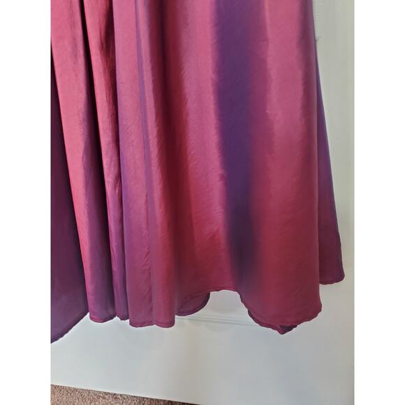 Sherri Hill Ruby Iridescent Beaded Taffeta A-Line Prom Formal Dress, Size 2 - Picture 8 of 15